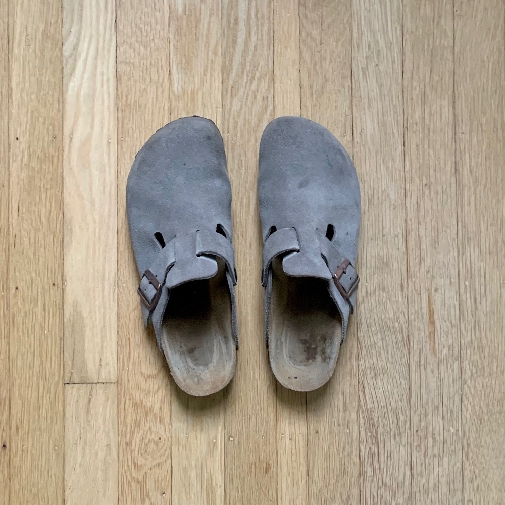 Birkenstock Boston Clog - Taupe - Size 39